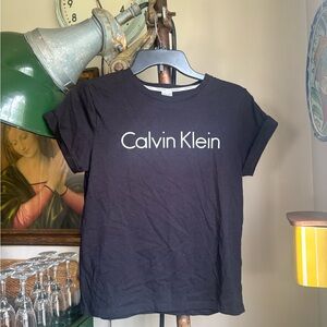 Calvin Klein Black Sleepwear Top